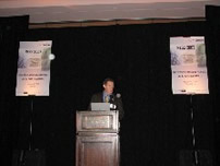 Keith Kuhn introduces the next speaker